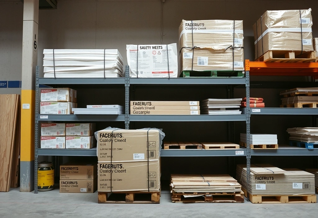 Almacén de materiales trazables